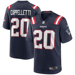 NFL Gino Cappelletti New England Patriots Game Retired Player Jersey - Navy