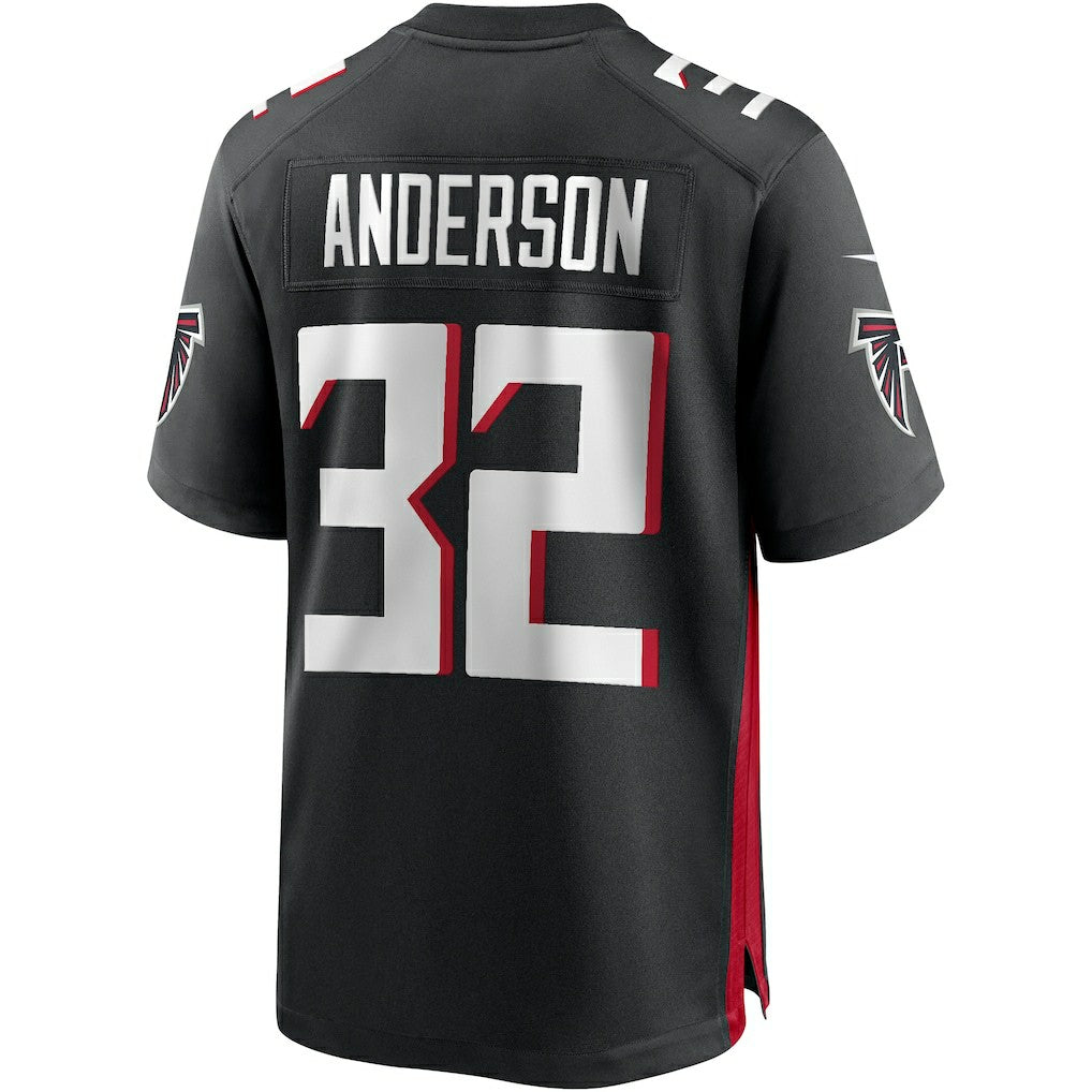 Jamal Anderson Atlanta Falcons Game Retired Player Jersey Black