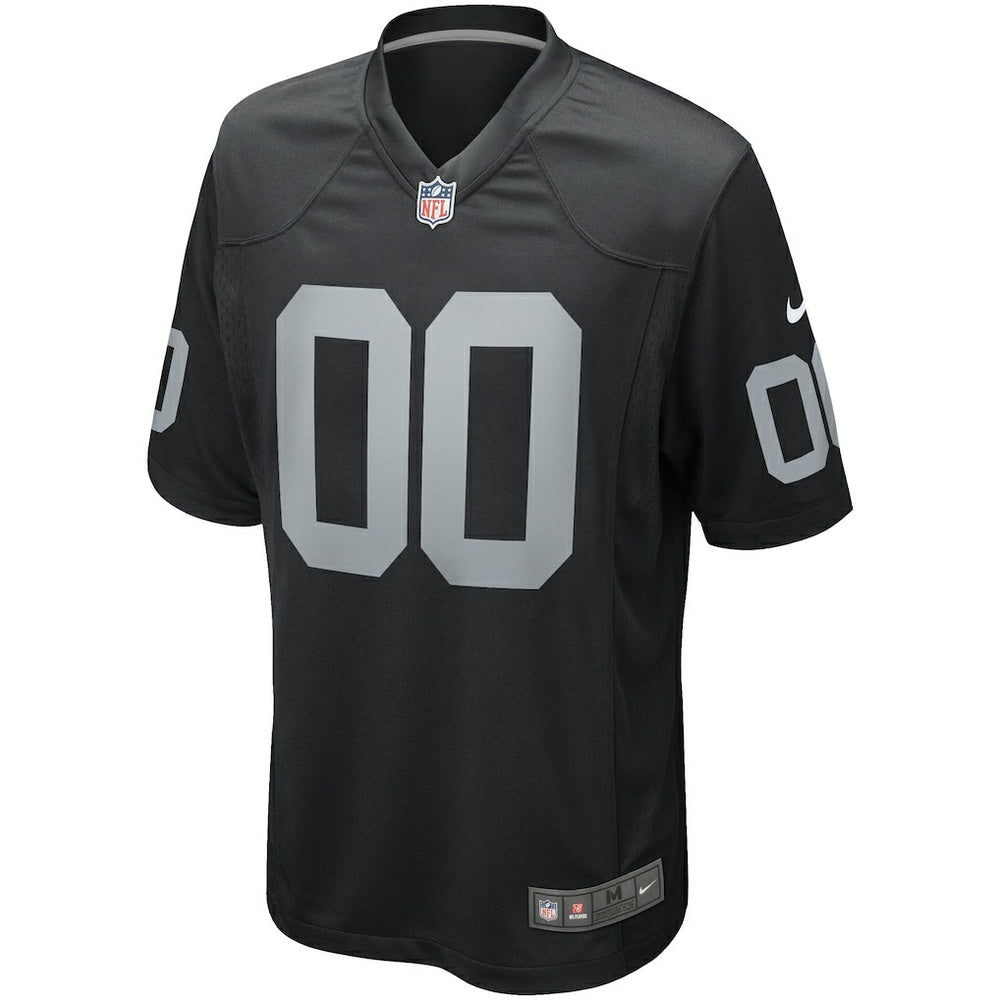 Jim Otto Las Vegas Raiders Game Retired Player Jersey Black