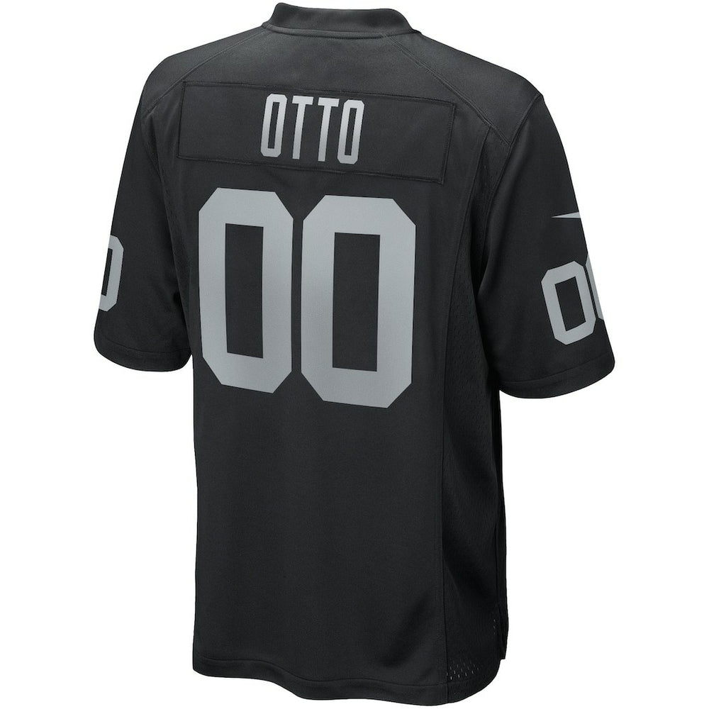 Jim Otto Las Vegas Raiders Game Retired Player Jersey Black