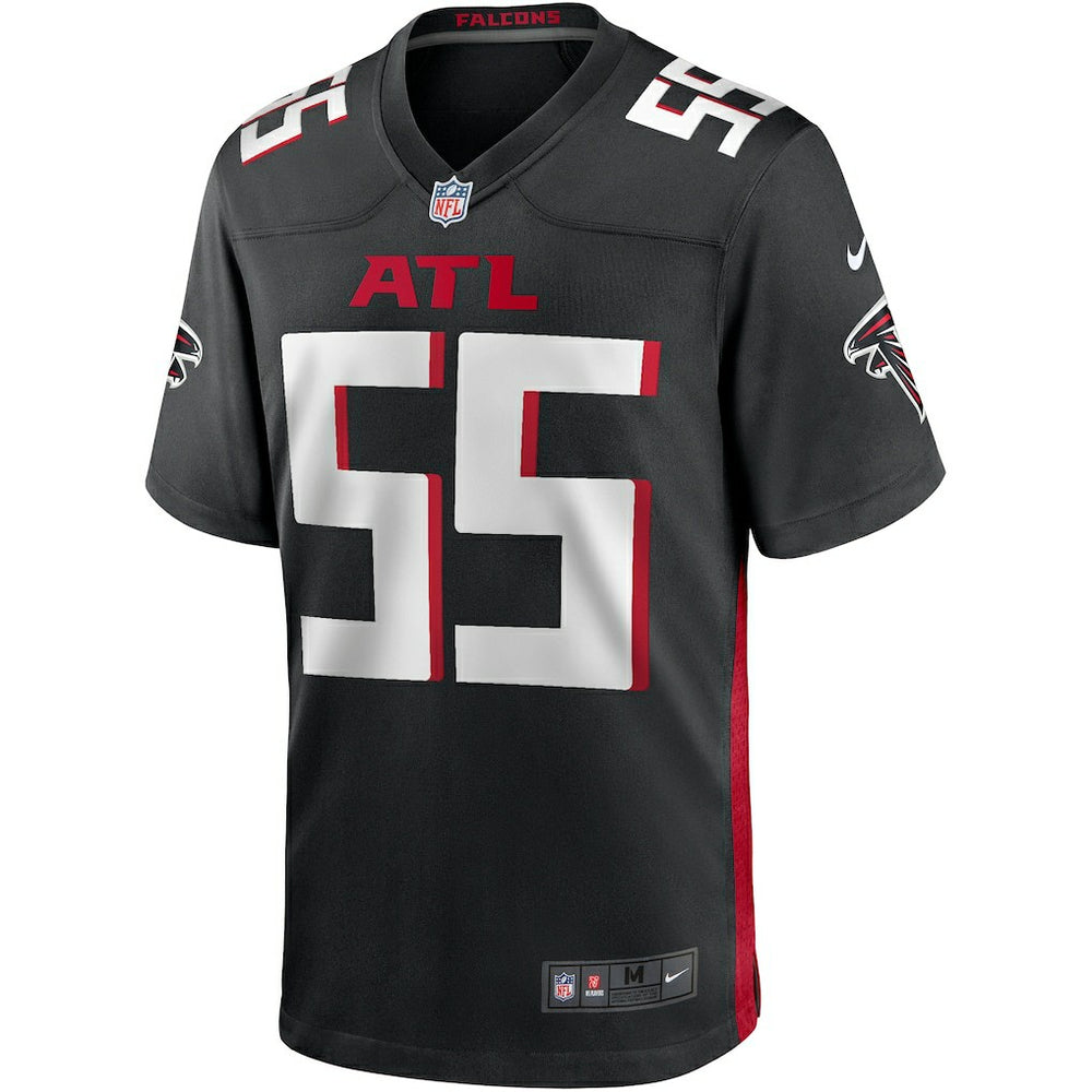 John Abraham Atlanta Falcons Game Retired Player Jersey Black