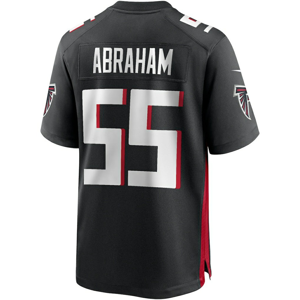 John Abraham Atlanta Falcons Game Retired Player Jersey Black