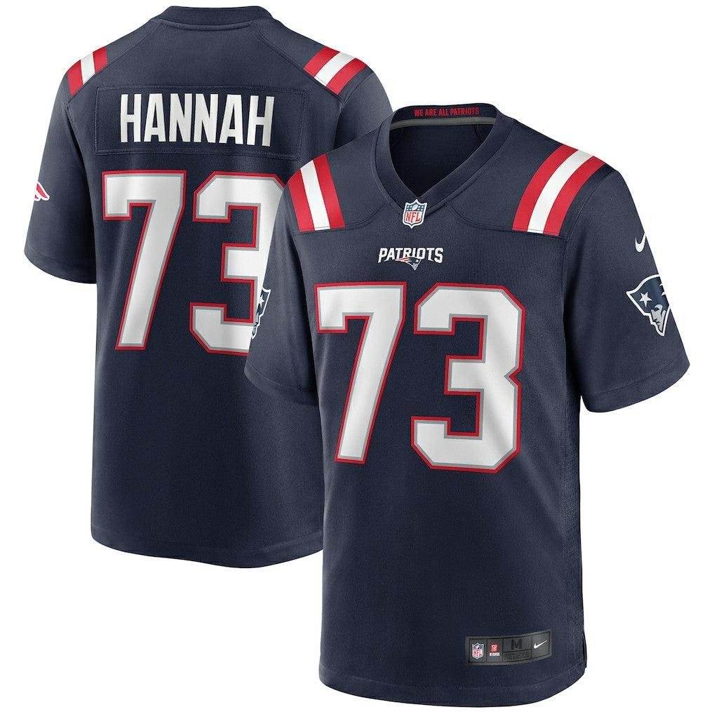 NFL John Hannah New England Patriots Game Retired Player Jersey - Navy