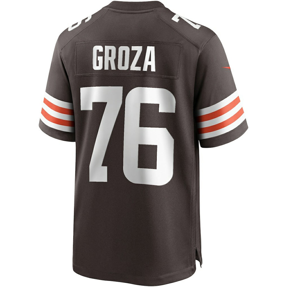 Lou Groza Cleveland Browns Game Retired Player Jersey Brown