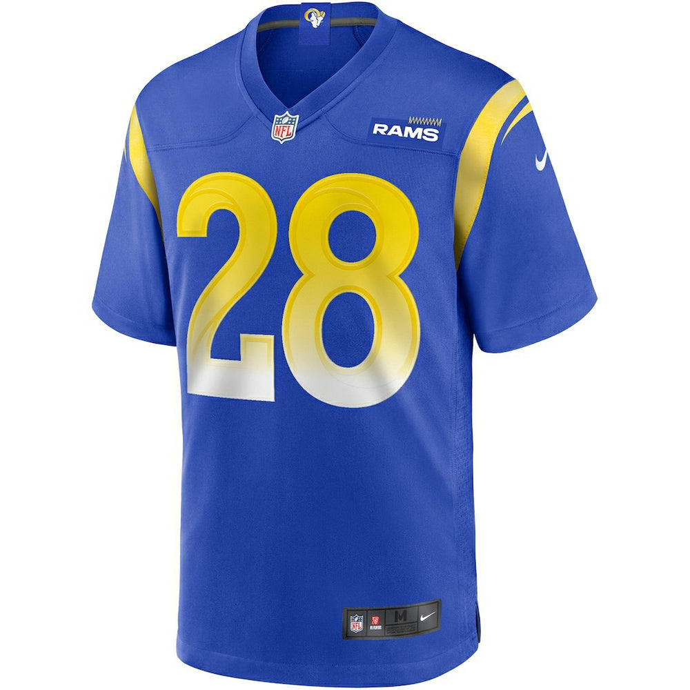 Marshall Faulk Los Angeles Rams Game Retired Player Jersey Royal