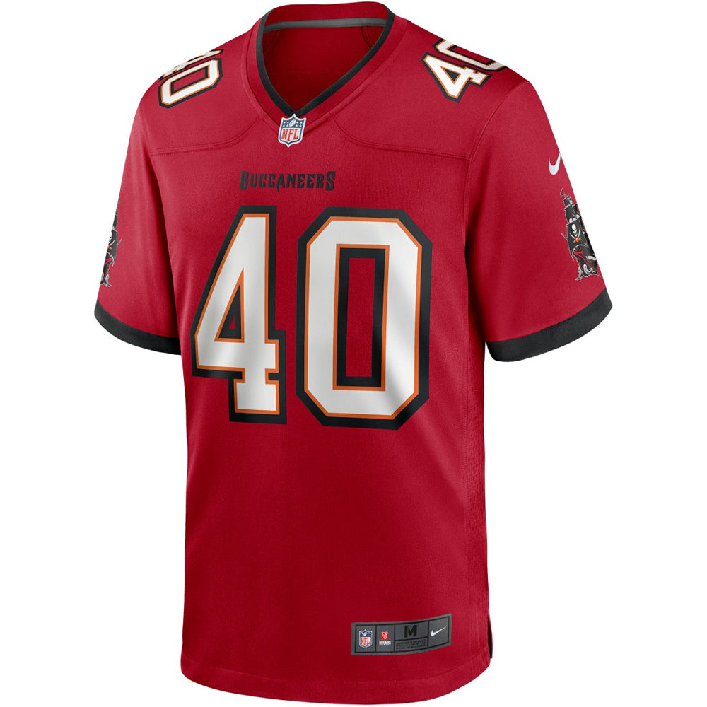 Mike Alstott Tampa Bay Buccaneers Retired Player Game Jersey Red
