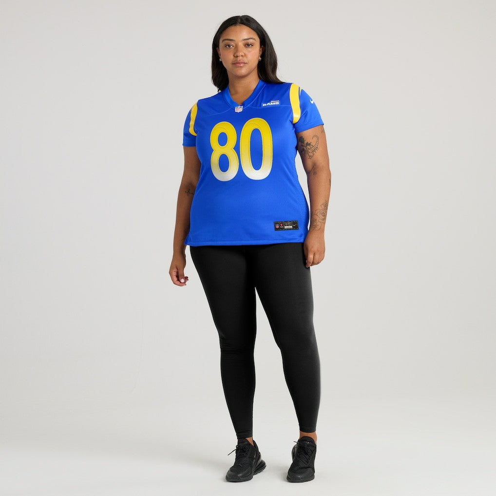 Isaac Bruce Los Angeles Rams Women's Game Retired Player Jersey Royal