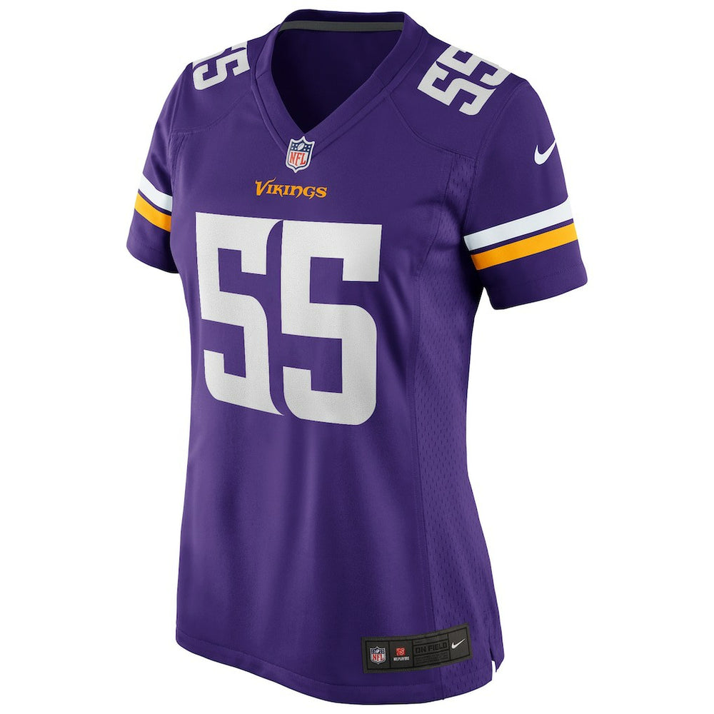 NFL Jack Del Rio Minnesota Vikings Women's Game Retired Player Jersey - Purple
