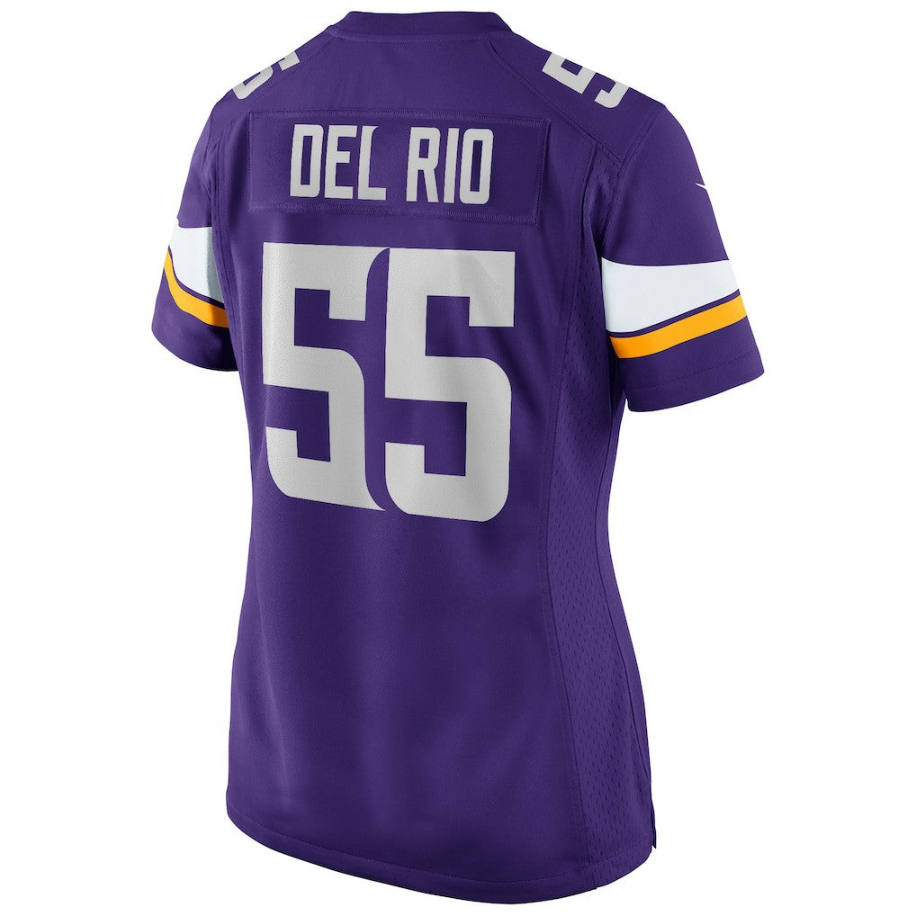 NFL Jack Del Rio Minnesota Vikings Women's Game Retired Player Jersey - Purple