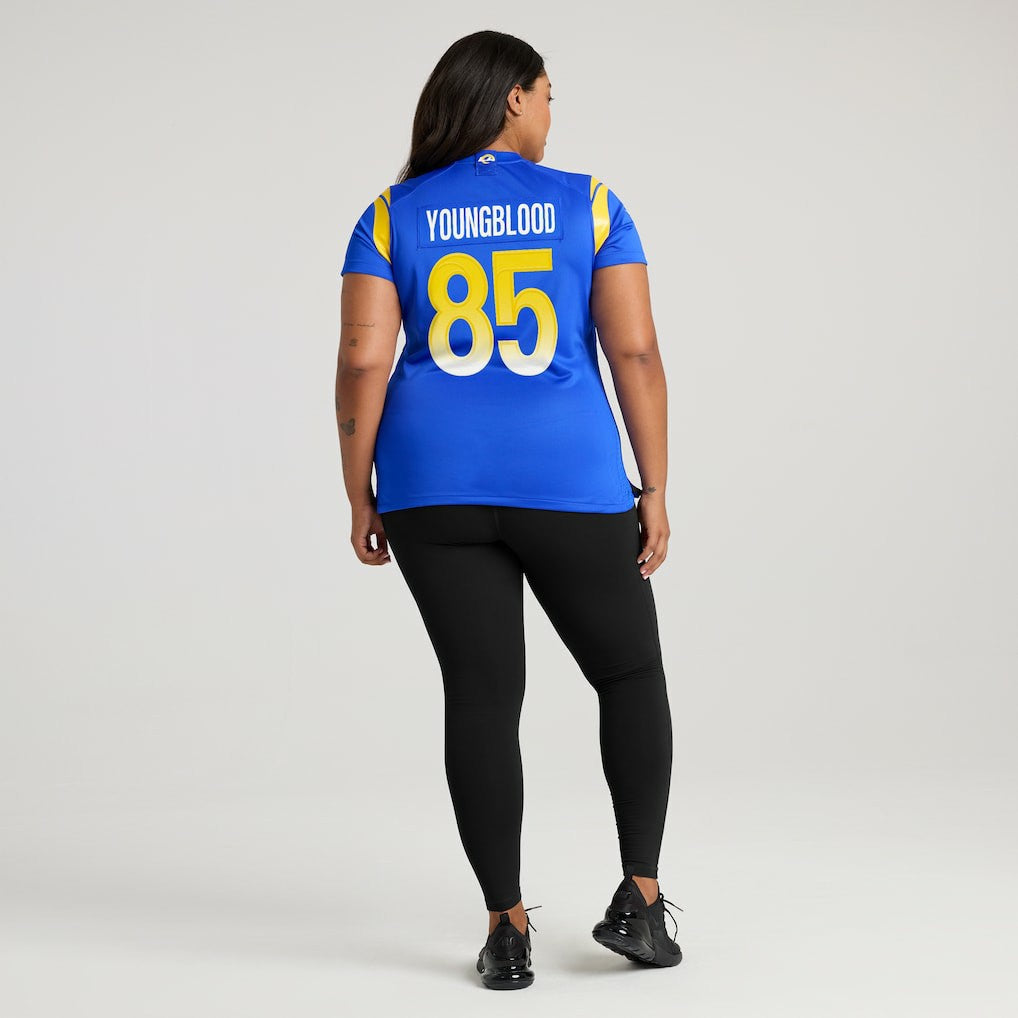 Jack Youngblood Los Angeles Rams Women's Game Retired Player Jersey Royal