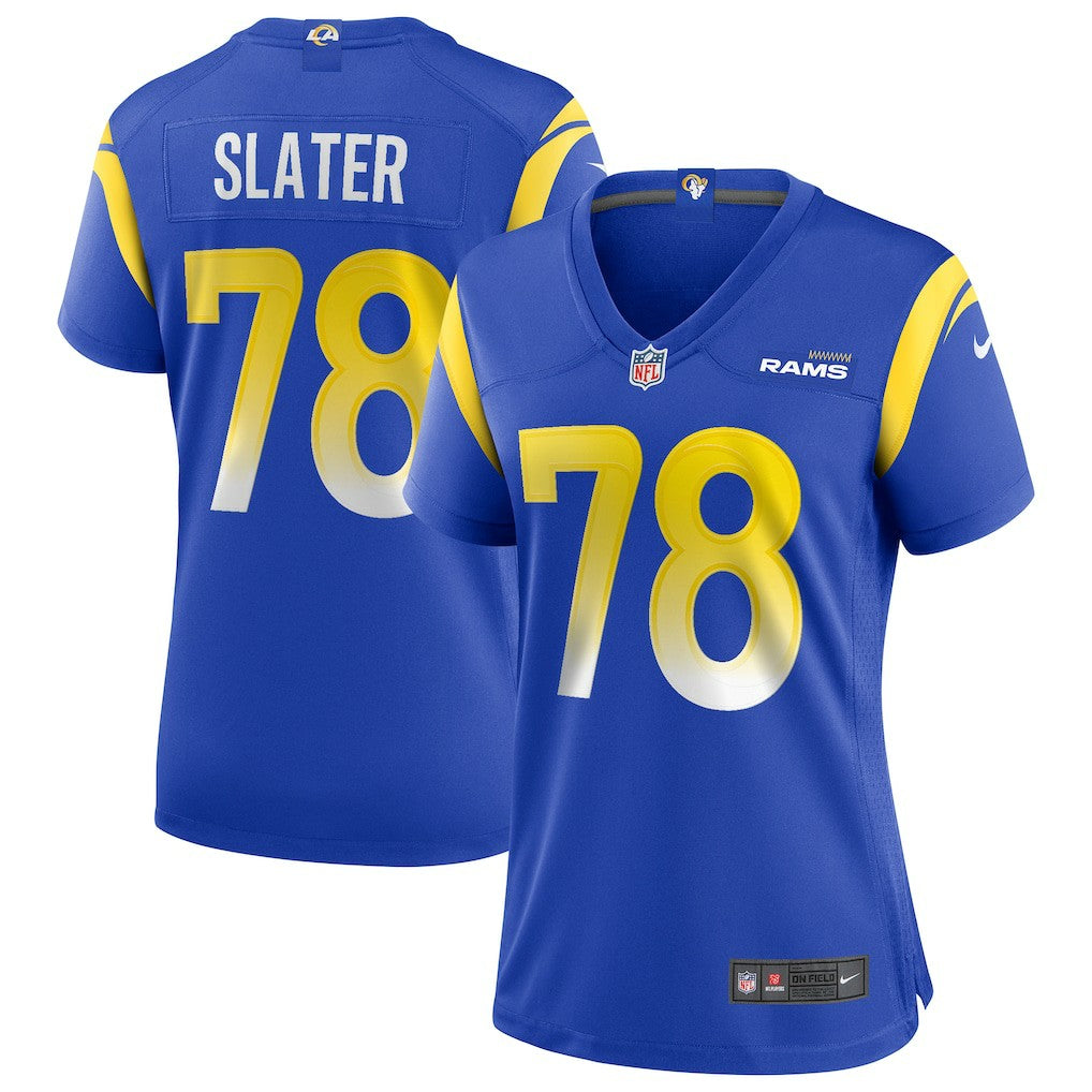 Jackie Slater Los Angeles Rams Women's Game Retired Player Jersey Royal