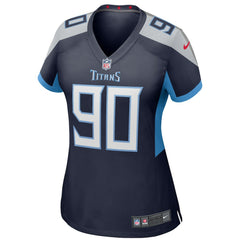 Jevon Kearse Tennessee Titans Women's Game Retired Player Jersey Navy
