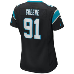 Kevin Greene Carolina Panthers Women's Game Retired Player Jersey Black