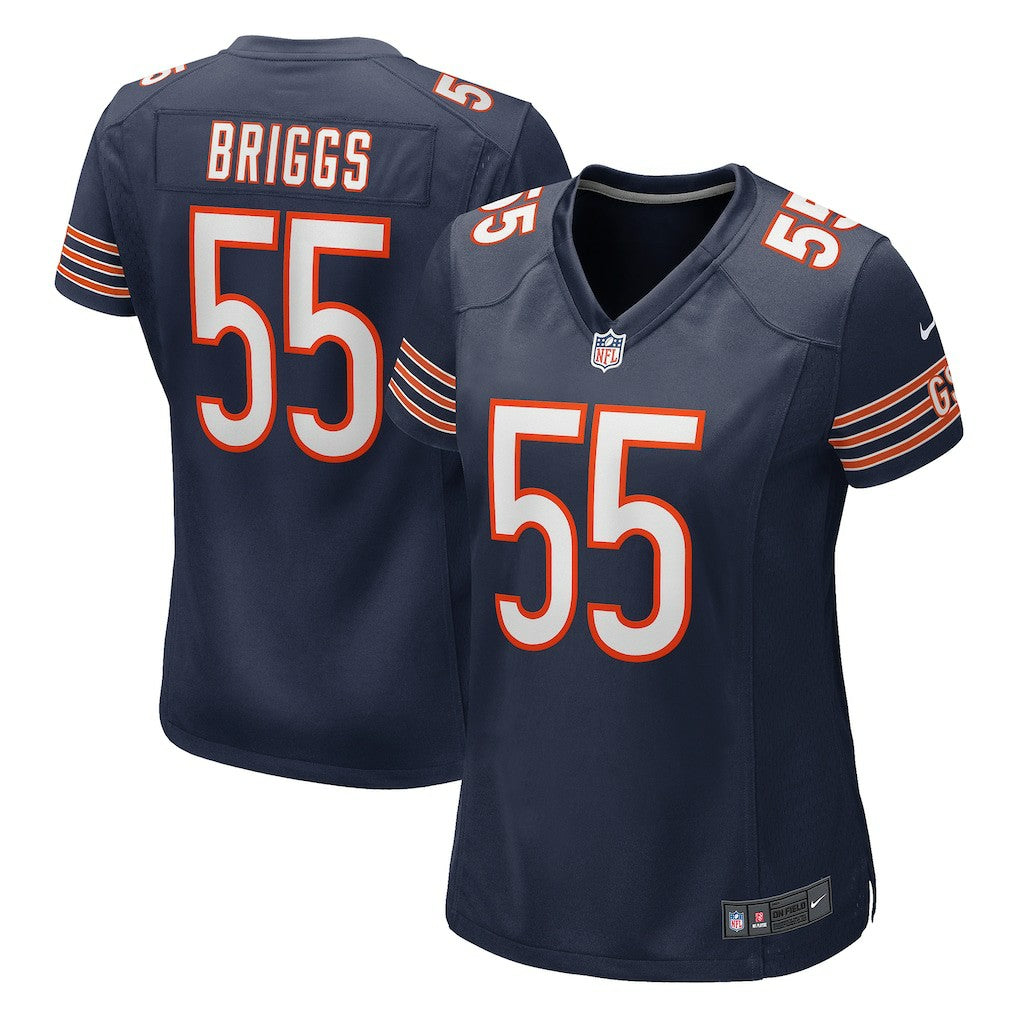 Lance Briggs Chicago Bears Women's Game Retired Player Jersey Navy