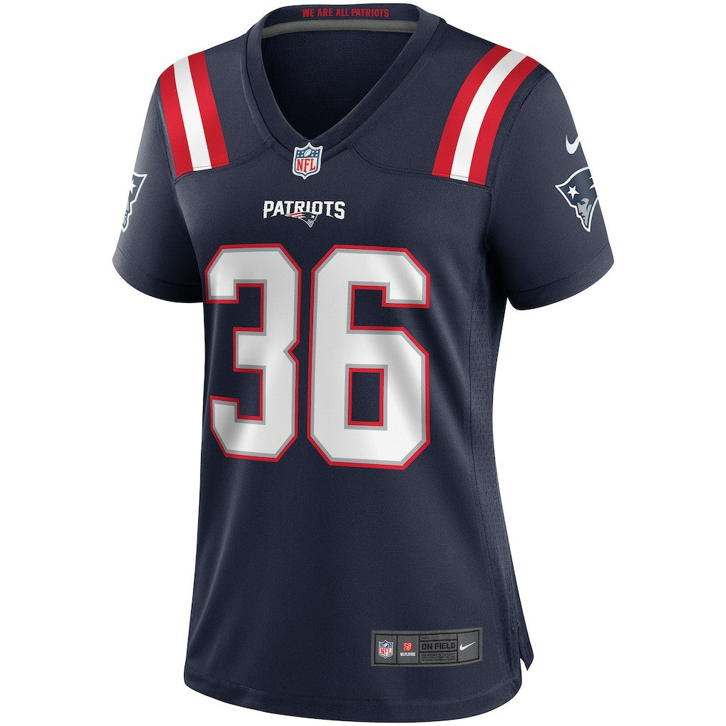 NFL Lawyer Milloy New England Patriots Women's Game Retired Player Jersey - Navy