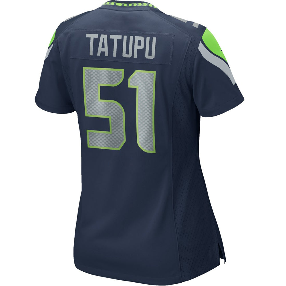 Lofa Tatupu Seattle Seahawks Women's Game Retired Player Jersey College Navy