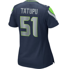 Lofa Tatupu Seattle Seahawks Women's Game Retired Player Jersey College Navy