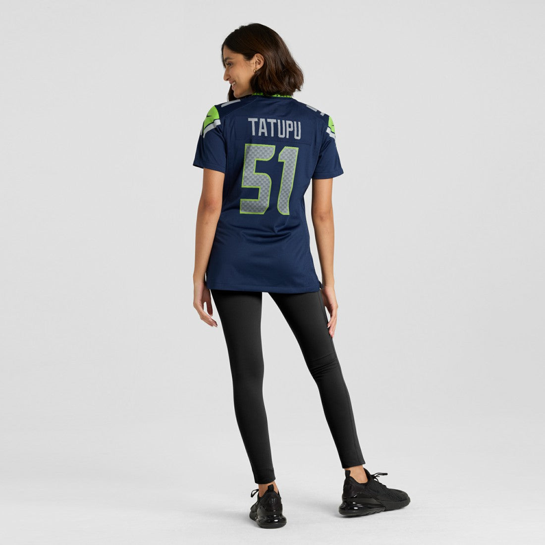 Lofa Tatupu Seattle Seahawks Women's Game Retired Player Jersey College Navy