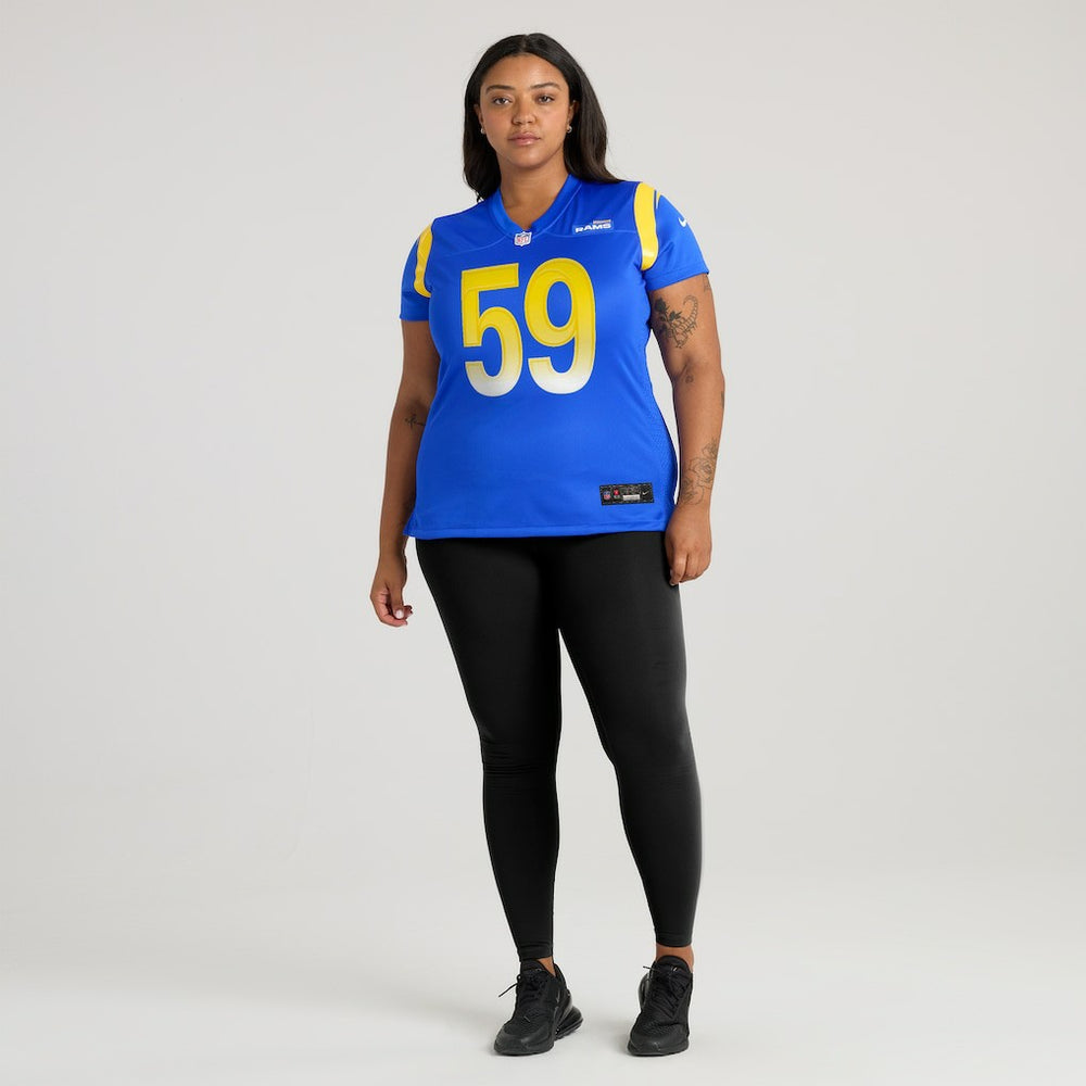 London Fletcher Los Angeles Rams Women's Game Retired Player Jersey Royal