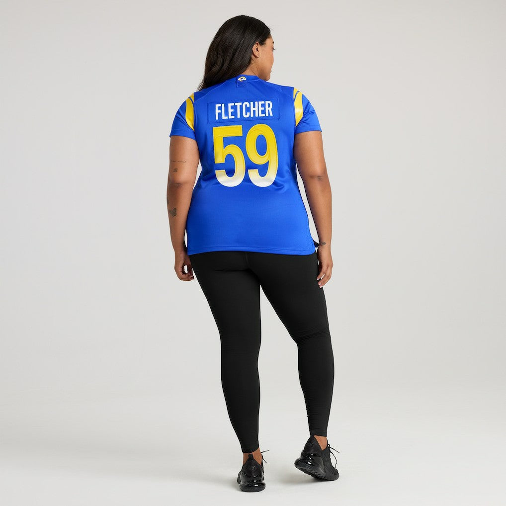 London Fletcher Los Angeles Rams Women's Game Retired Player Jersey Royal