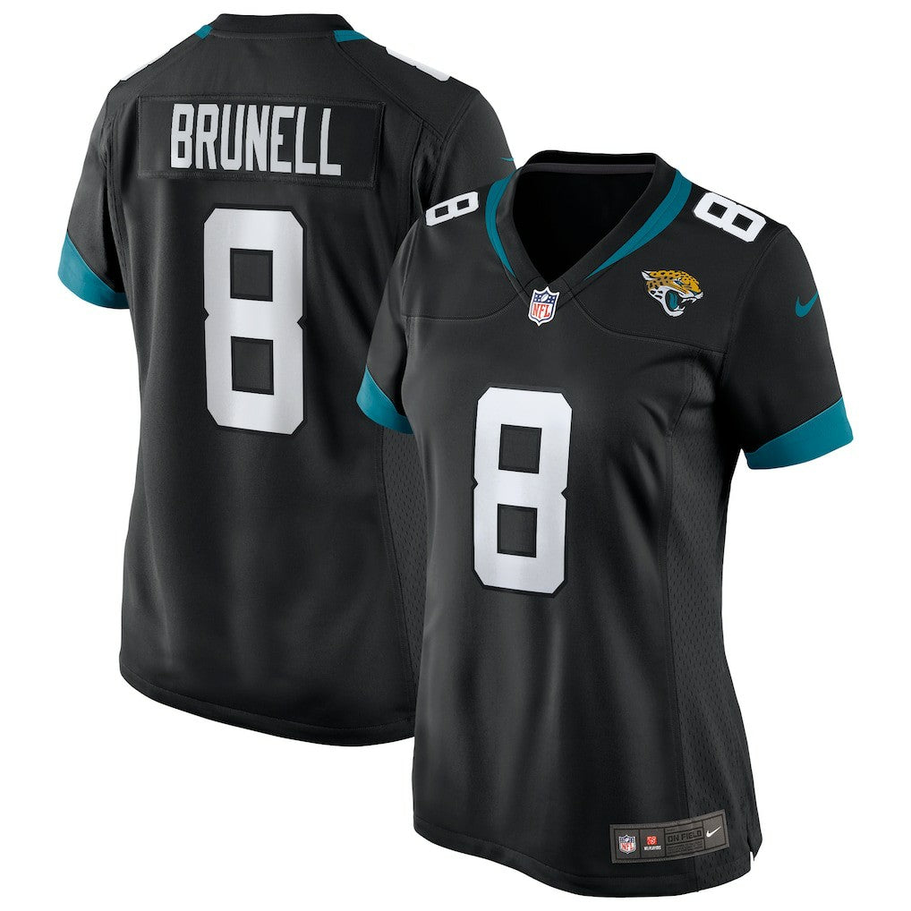 Mark Brunell Jacksonville Jaguars Women's Game Retired Player Jersey Black