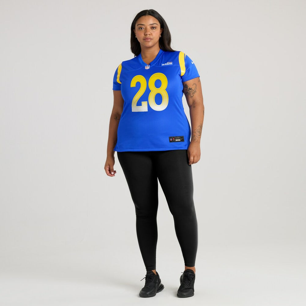 Marshall Faulk Los Angeles Rams Women's Game Retired Player Jersey Royal