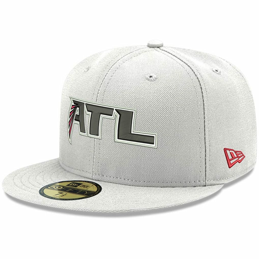 Atlanta Falcons New Era Omaha ATL 59FIFTY Fitted Hat White