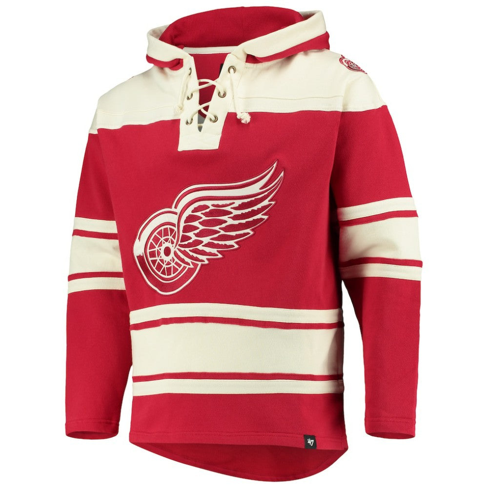 NHL Detroit Red Wings '47 Superior Lacer Hoodie - Red