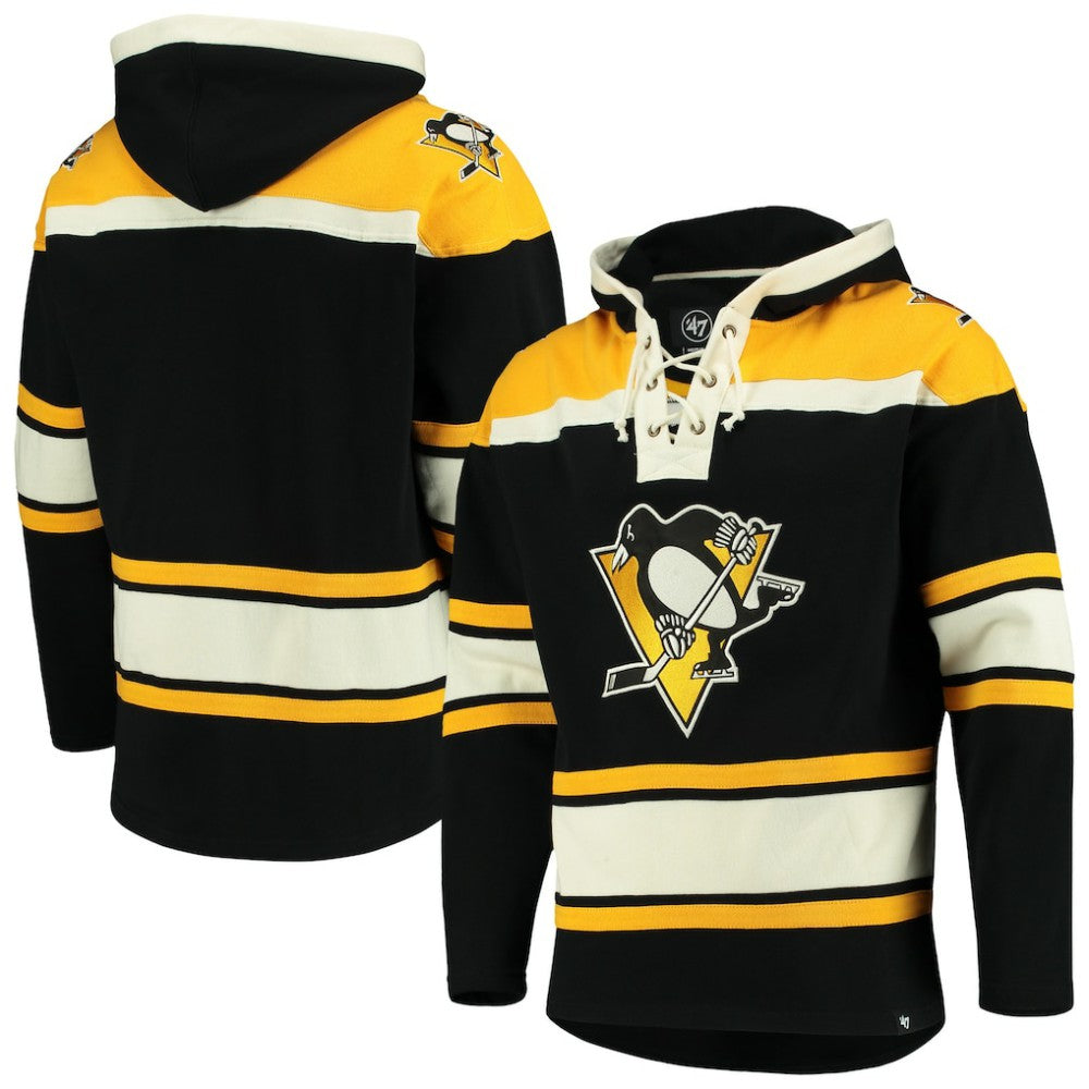 NHL Pittsburgh Penguins '47 Superior Lacer Hoodie - Black