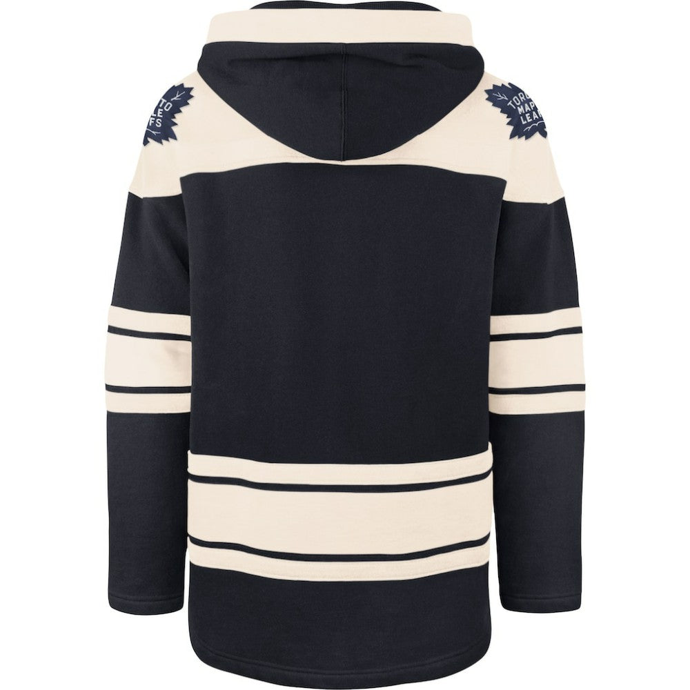 NHL Toronto Maple Leafs '47 Superior Lacer Pullover Hoodie - Navy/Cream