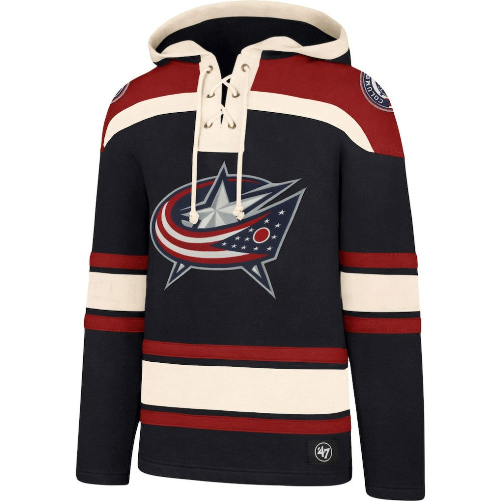 NHL Columbus Blue Jackets '47 Superior Lacer Hoodie - Navy