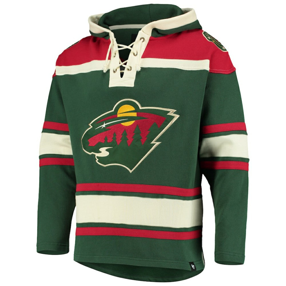 NHL Minnesota Wild '47 Superior Lacer Hoodie - Green