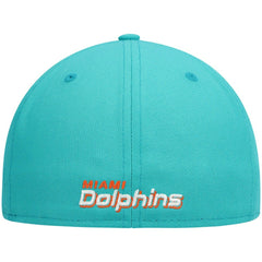 Miami Dolphins New Era Omaha 59FIFTY Fitted Hat Aqua