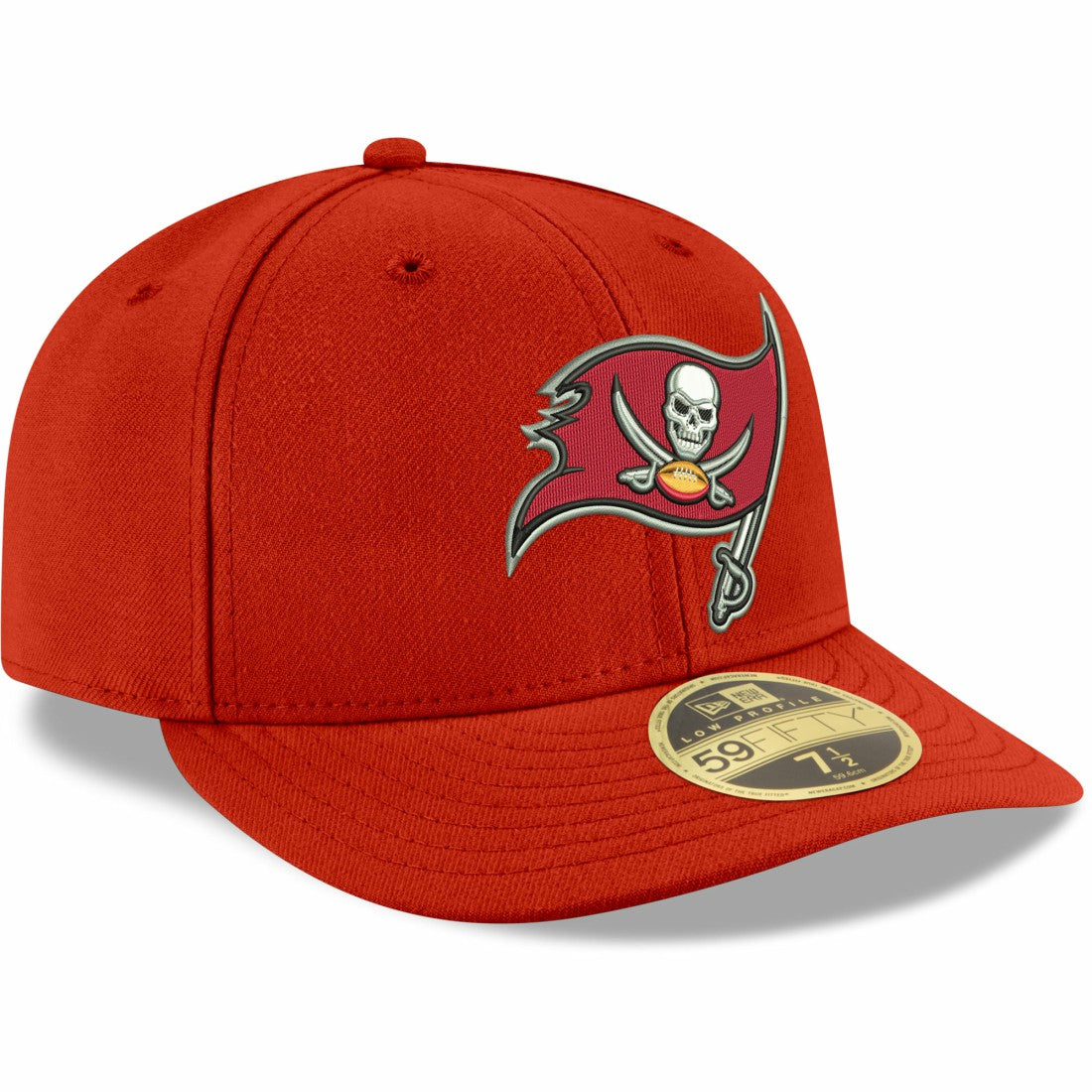 Tampa Bay Buccaneers New Era Omaha Low Profile 59FIFTY Fitted Team Hat Red