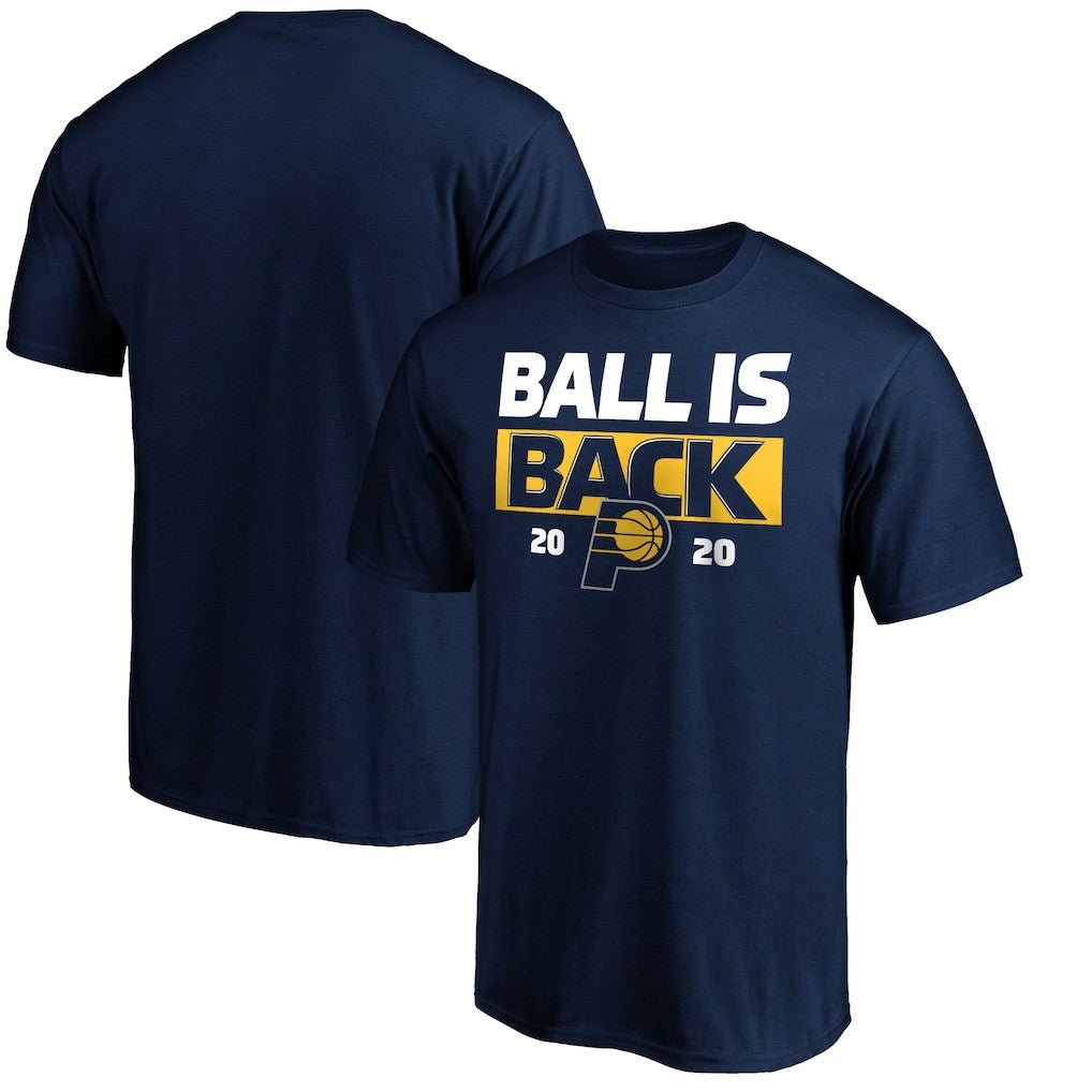 Indiana Pacers Ball Is Back T-Shirt Navy