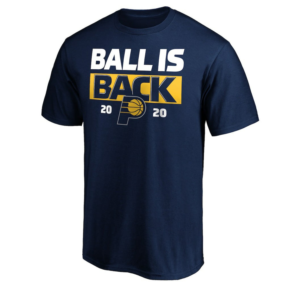 Indiana Pacers Ball Is Back T-Shirt Navy