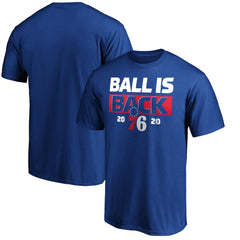 Philadelphia 76ers Ball Is Back T-Shirt Royal