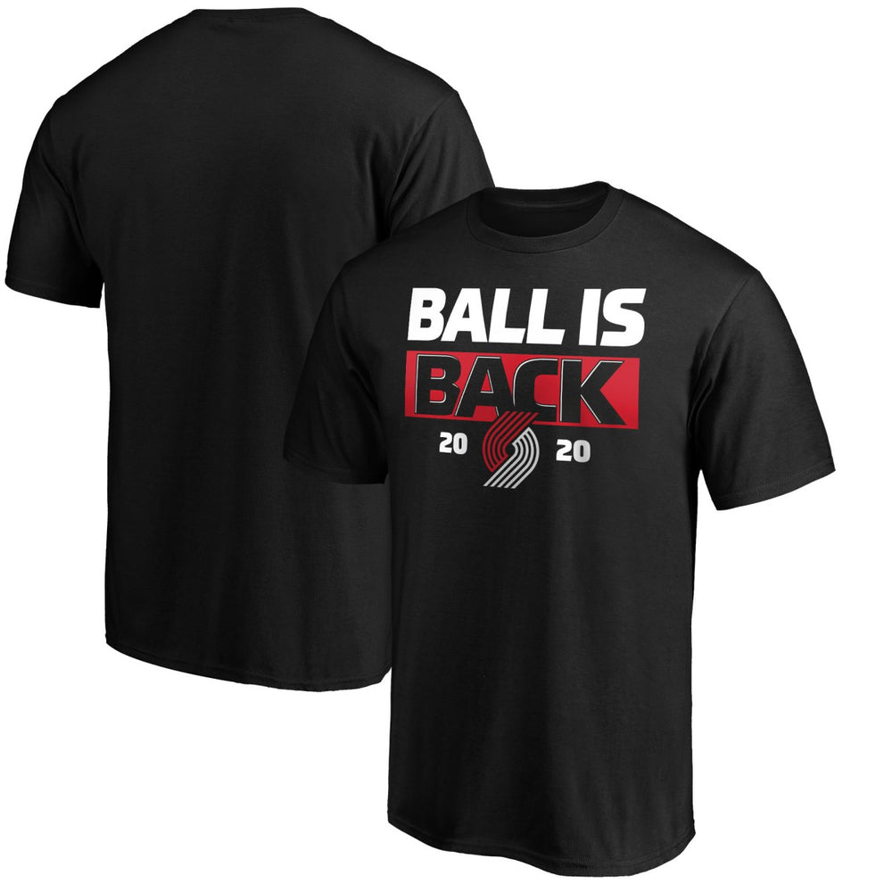 Portland Trail Blazers Ball Is Back T-Shirt Black