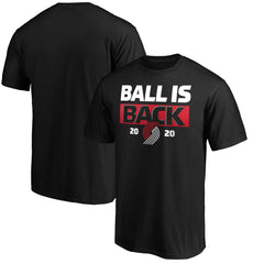 Portland Trail Blazers Ball Is Back T-Shirt Black