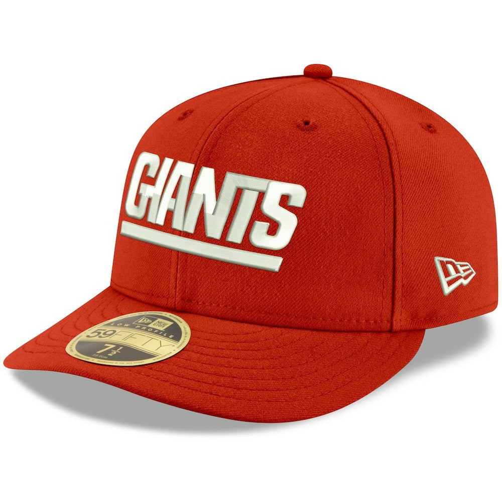New York Giants New Era Omaha Throwback Low Profile 59FIFTY Fitted Hat Red