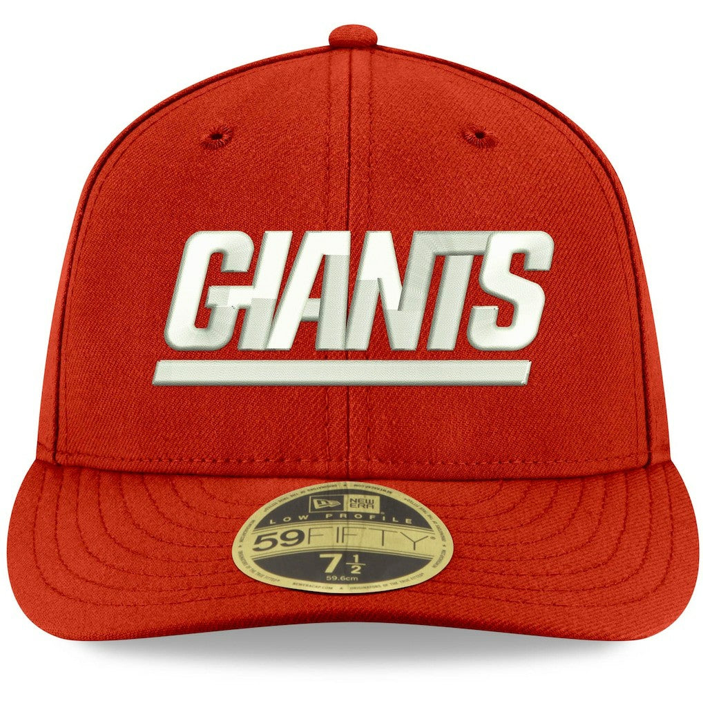 New York Giants New Era Omaha Throwback Low Profile 59FIFTY Fitted Hat Red