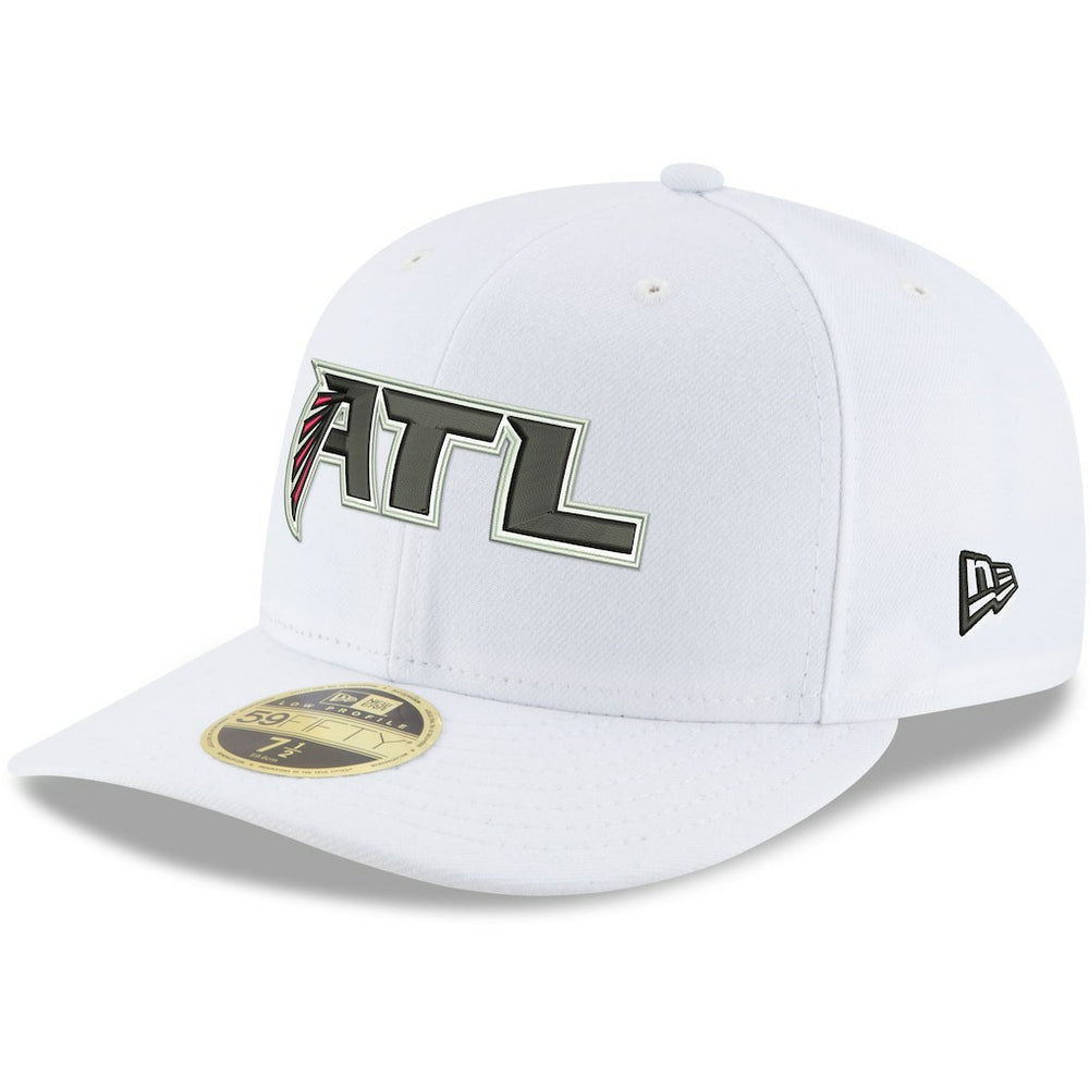 Atlanta Falcons New Era Omaha Low Profile 59FIFTY Fitted Hat White