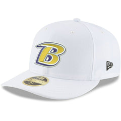 Baltimore Ravens New Era Omaha Low Profile 59FIFTY Fitted Hat White