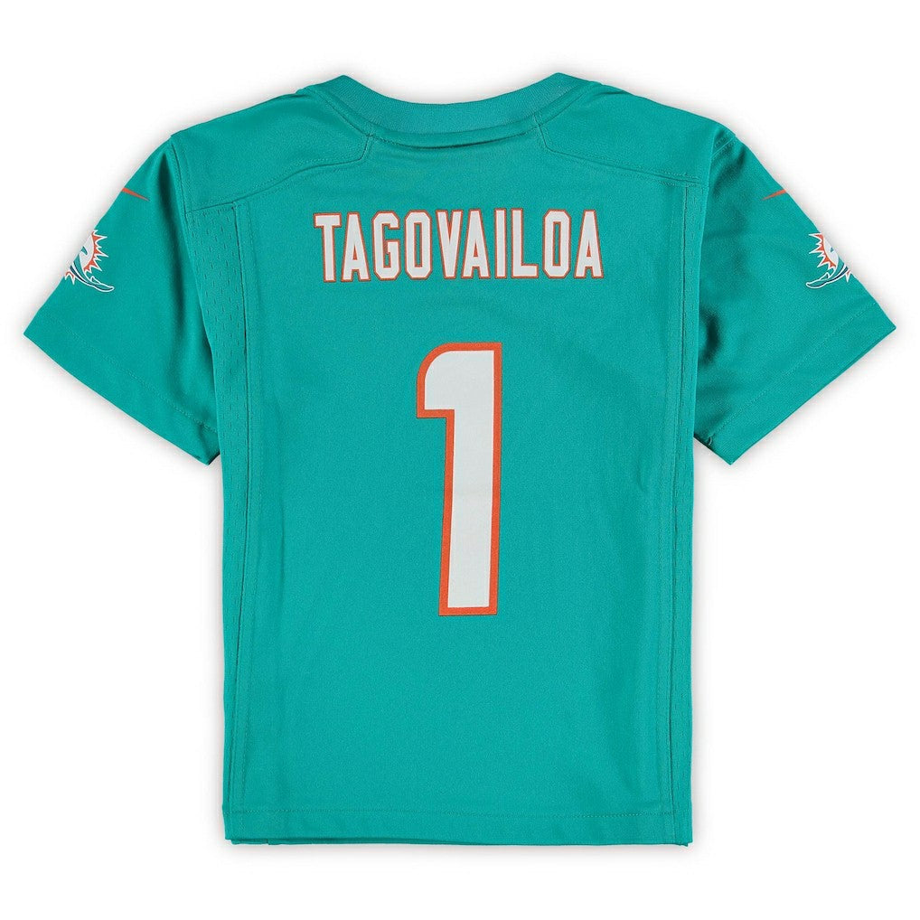 Tua Tagovailoa Miami Dolphins Preschool Game Jersey Aqua