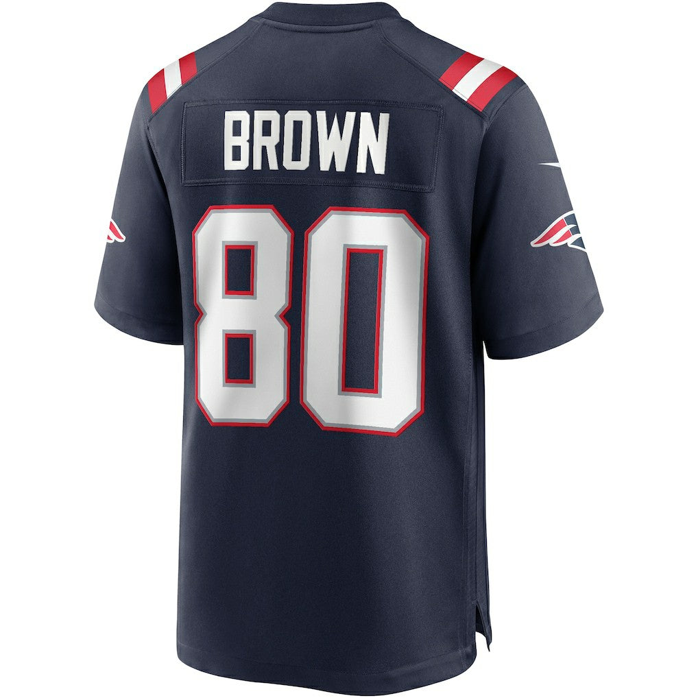 NFL Troy Brown New England Patriots Game Retired Player Jersey - Navy