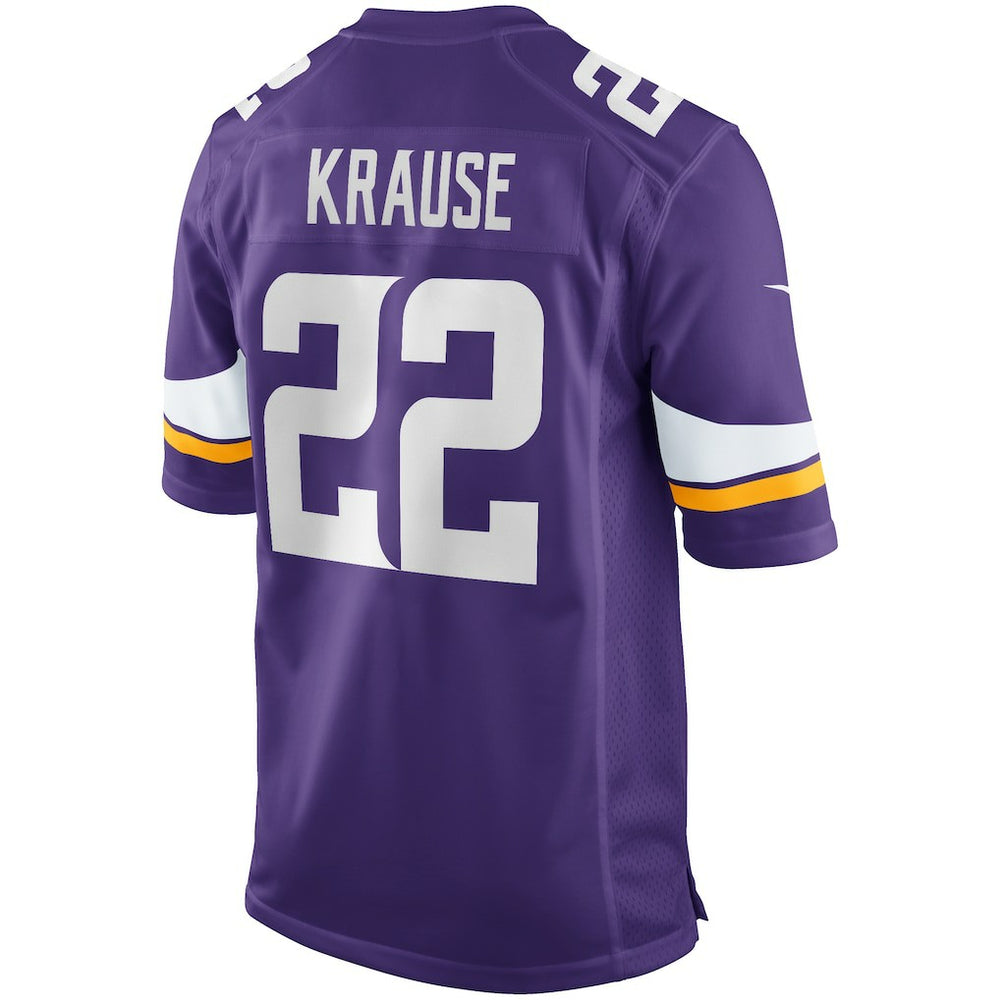NFL Paul Krause Minnesota Vikings Game Retired Player Jersey - Purple