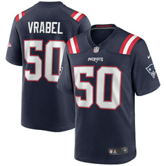 NFL Mike Vrabel New England Patriots Game Retired Player Jersey - Navy