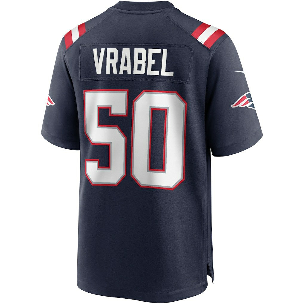 NFL Mike Vrabel New England Patriots Game Retired Player Jersey - Navy