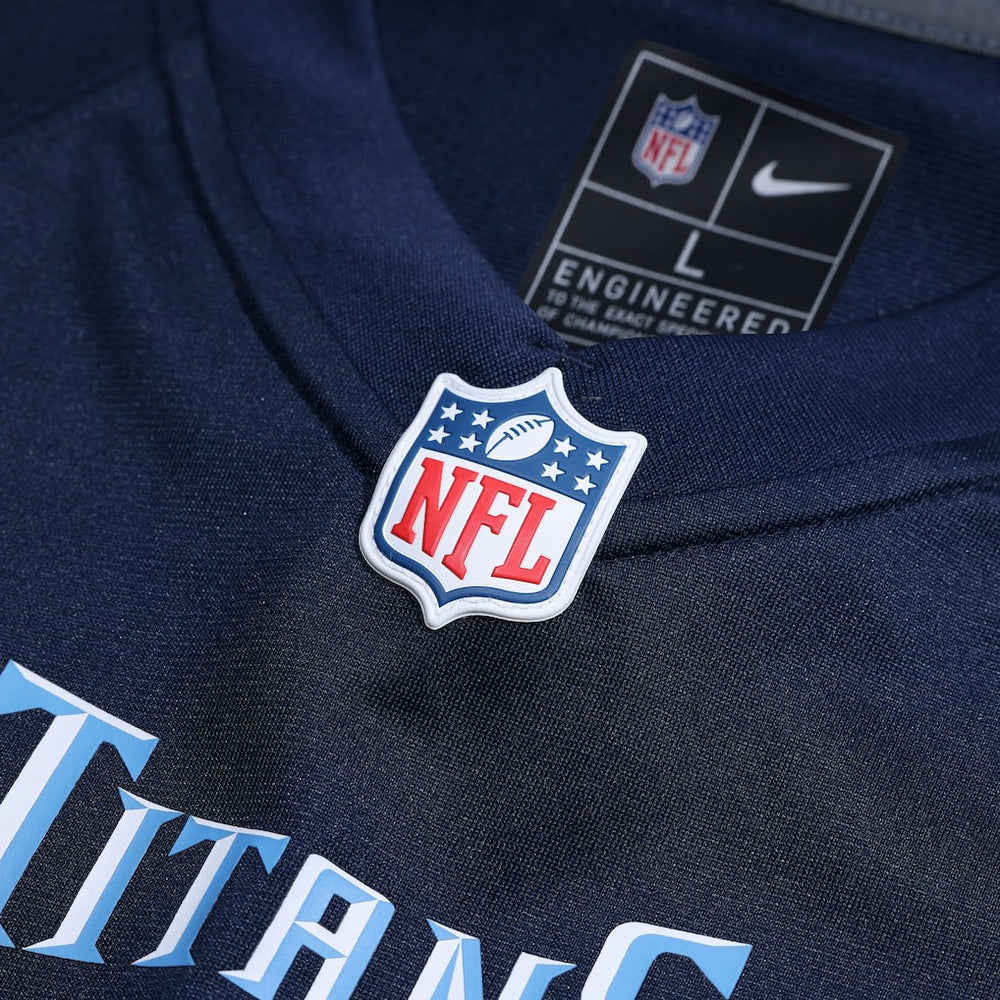 Vince Young Tennessee Titans Game Retired Player Jersey Navy