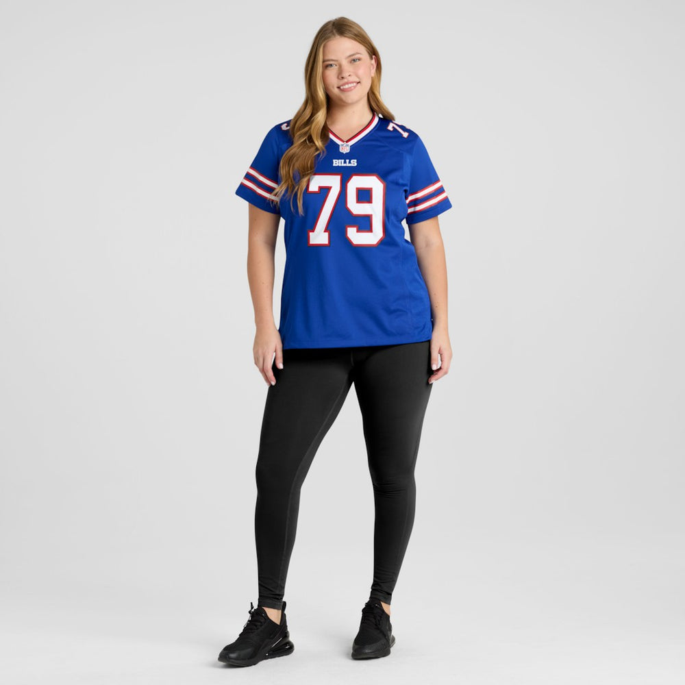 Ruben Brown Buffalo Bills Women's Game Retired Player Jersey Royal